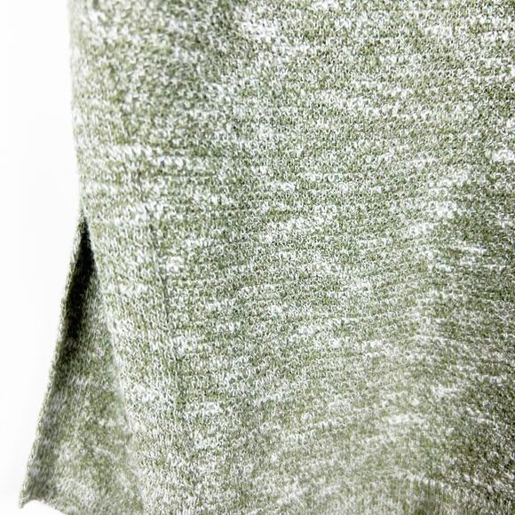 J Jill Pure Jill Easy Sweater Knit Textured Tunic Top Marled Green Womens Size L - Picture 12 of 12